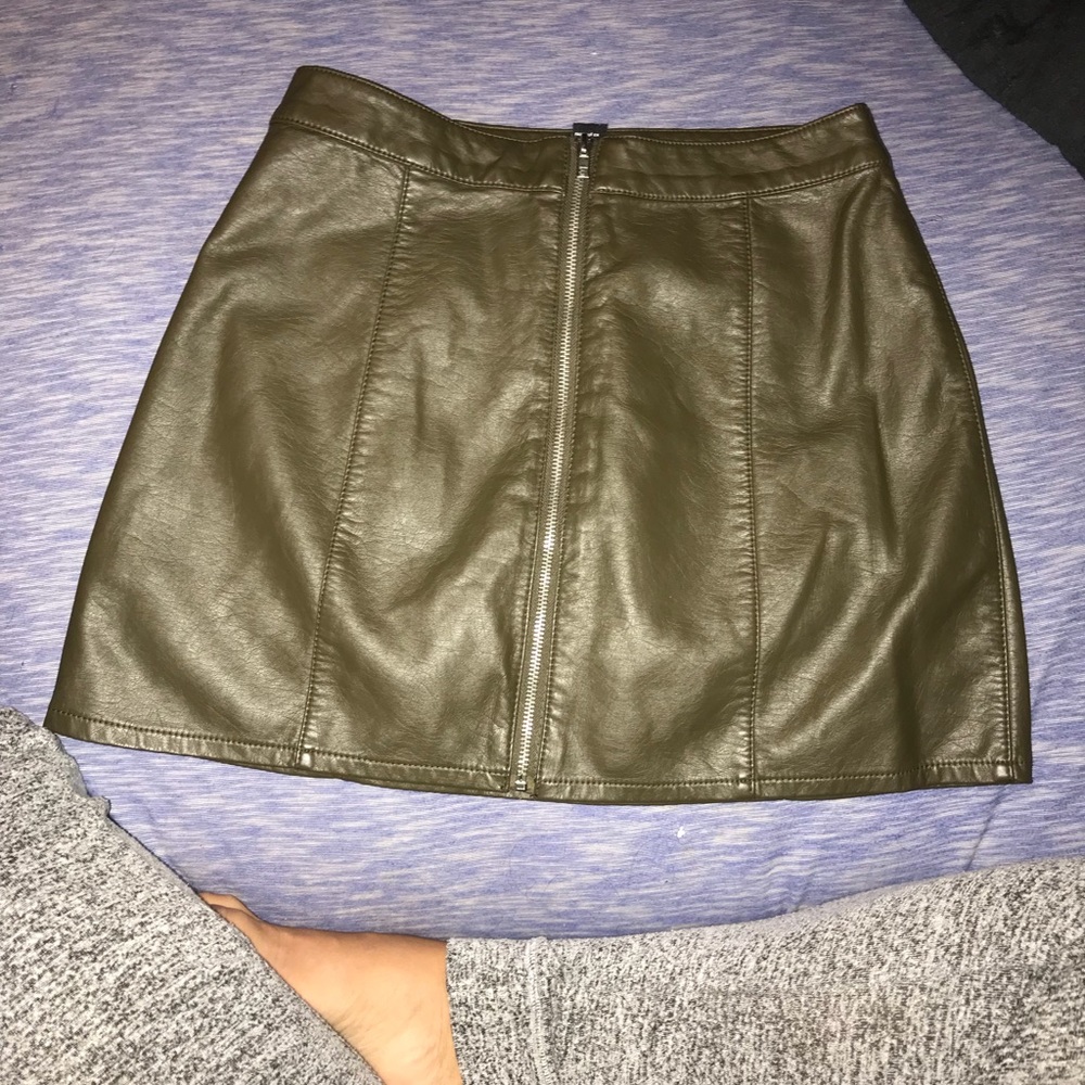 Forever 21 leather skirt